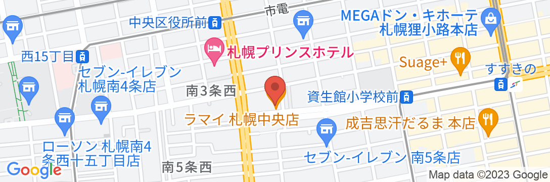 プレリオン札幌南4条/民泊【Vacation STAY提供】の地図