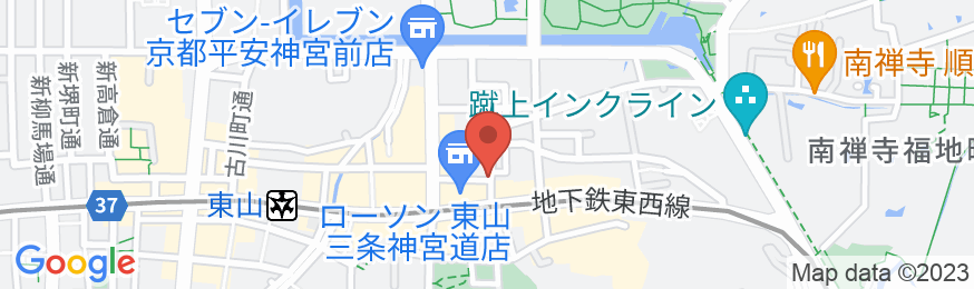 京町家の一棟貸しの宿 「京の宿 柚」【Vacation STAY提供】の地図