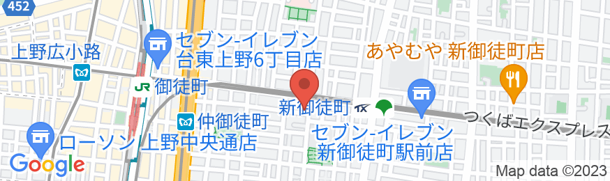 上野御徒町 u-home/民泊【Vacation STAY提供】の地図
