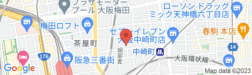 Bonコンドミニアム梅田/民泊【Vacation STAY提供】の地図