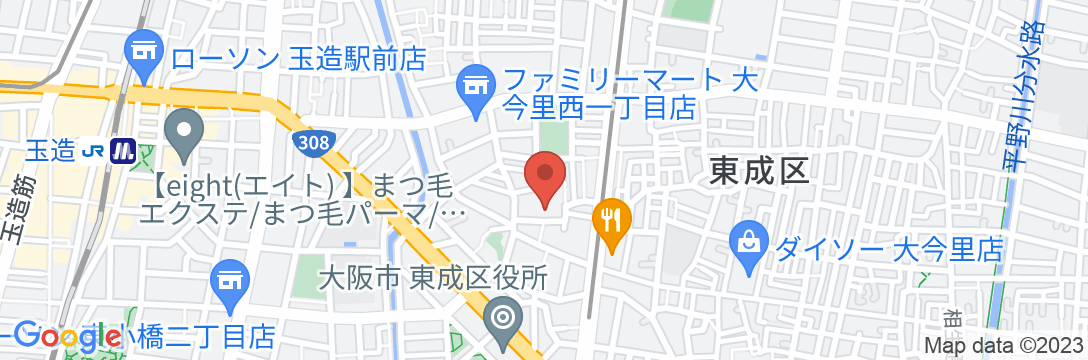 大今里/民泊【Vacation STAY提供】の地図