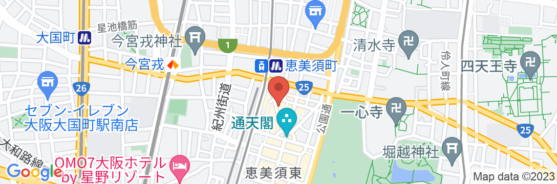 @RLiS_house 通天閣/民泊【Vacation STAY提供】の地図