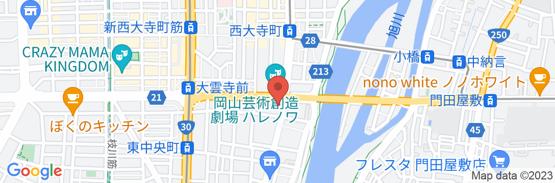 Alphabed 岡山千日前/民泊【Vacation STAY提供】の地図