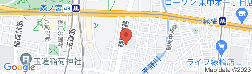 ゲストハウス中道/民泊【Vacation STAY提供】の地図