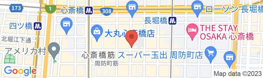 9別邸 大阪東心斎橋 MAISON DE 9【Vacation STAY提供】の地図