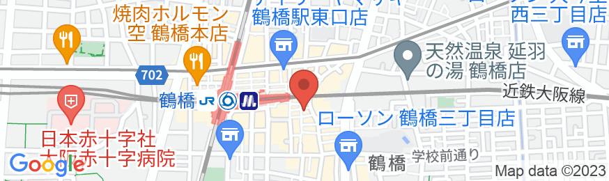 鶴橋ゲストハウス/民泊【Vacation STAY提供】の地図