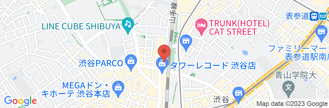 ダイネス壱番館渋谷608/民泊【Vacation STAY提供】の地図