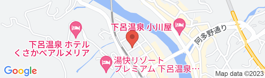 下呂温泉 観光ホテル湯本館の地図