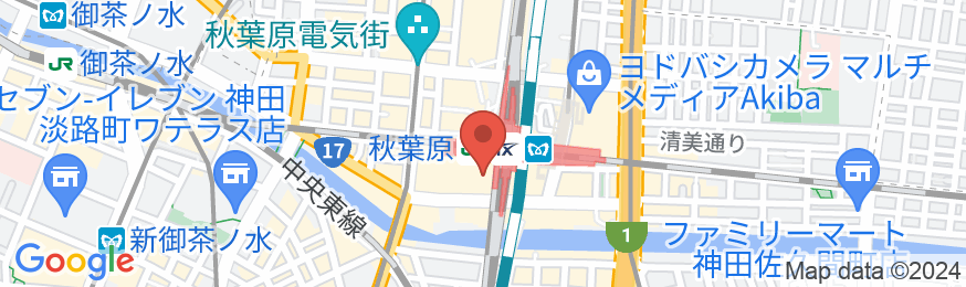 JR東日本ホテルメッツ秋葉原の地図
