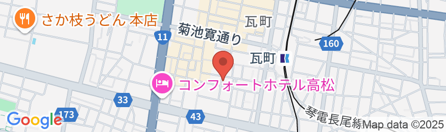 瀬戸内満月荘の地図