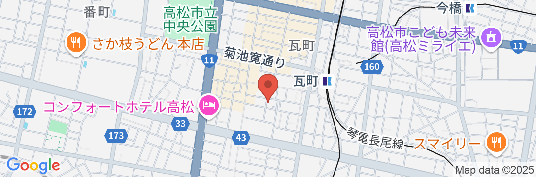 瀬戸内満月荘の地図