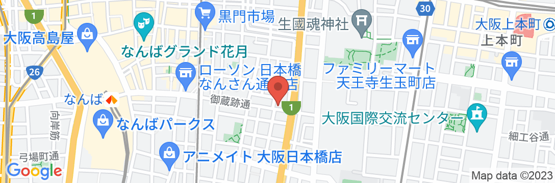 Grandi 日本橋 Parkの地図