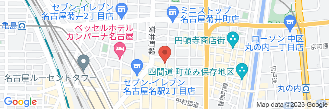 ホテルリブマックス名古屋桜通口の地図
