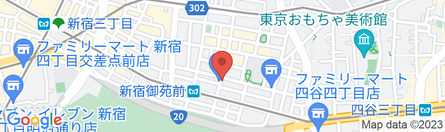 Book Tea Bed SHINJUKU-GYOENの地図