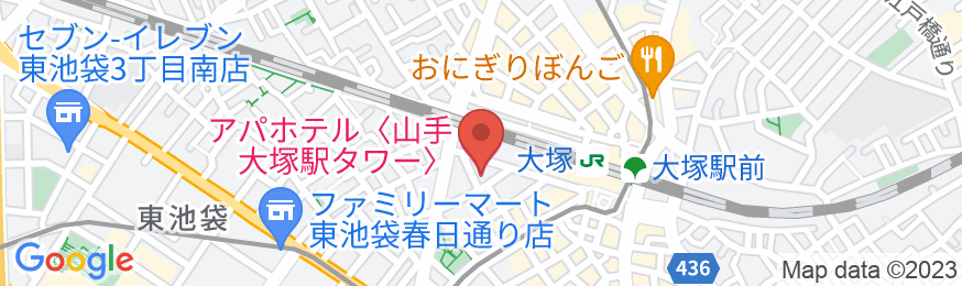 アパホテル〈山手大塚駅タワー〉(全室禁煙)の地図