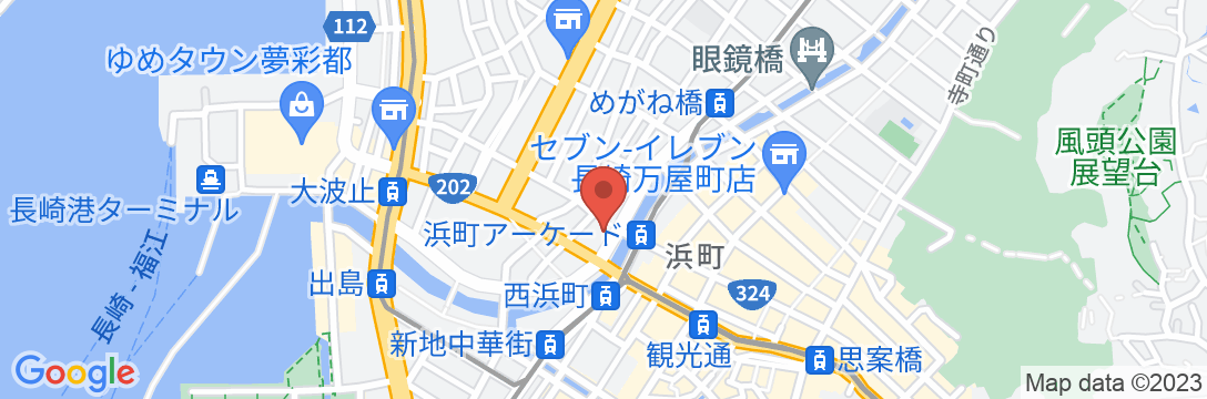 hotel H2 ホテルエイチツー長崎の地図