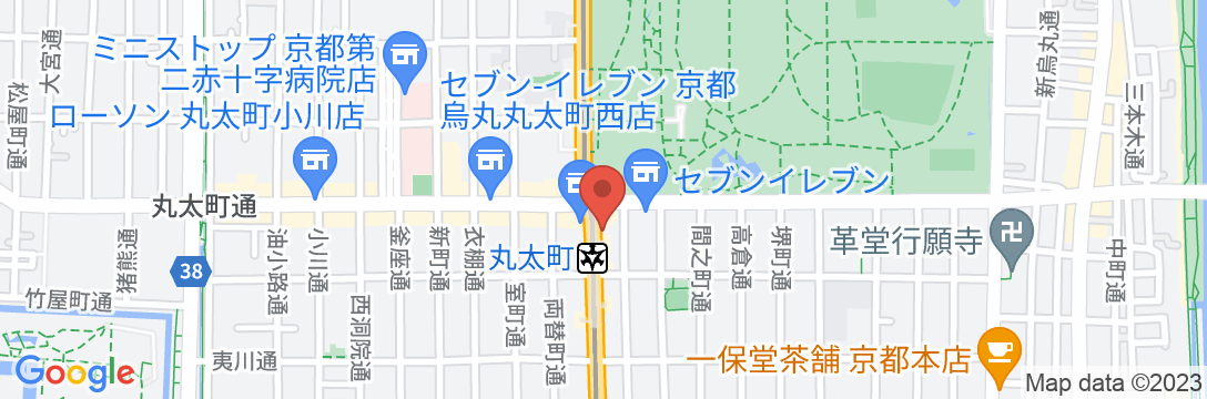 HOTEL KADO GOSHO‐MINAMI KYOTOの地図