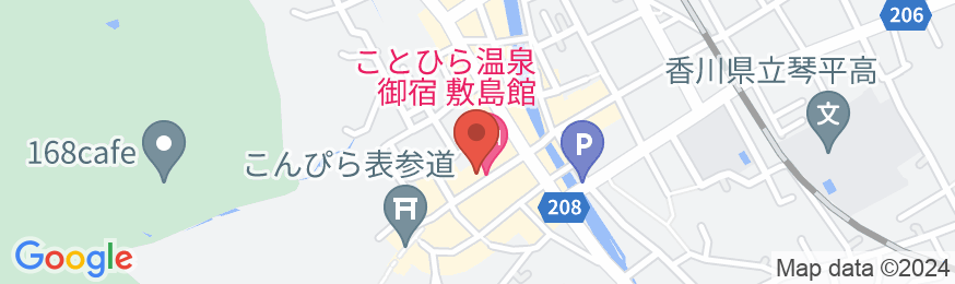 御宿 敷島館(共立リゾート)の地図