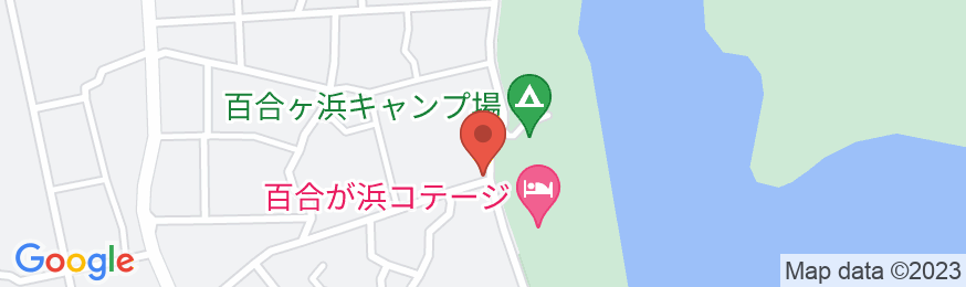 百合ヶ浜ビーチハウス<与論島>の地図