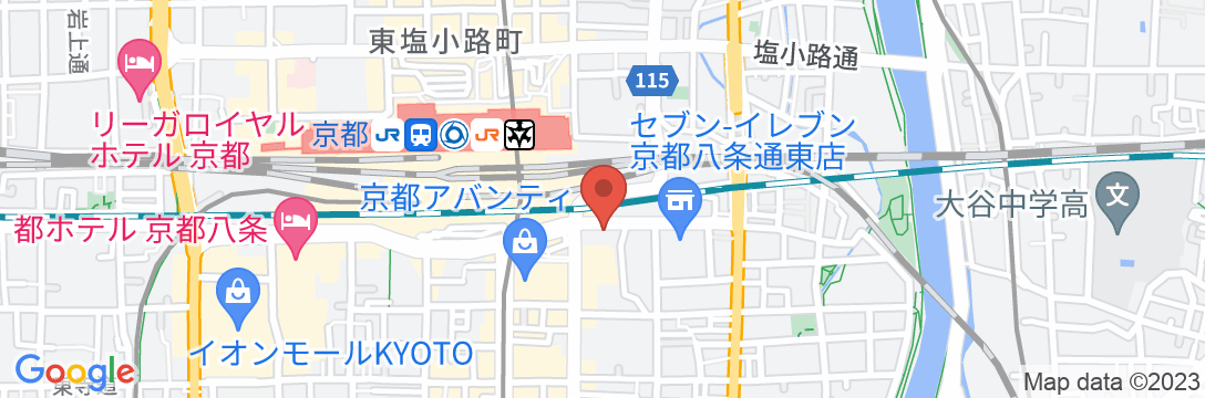 MIMARU京都STATIONの地図