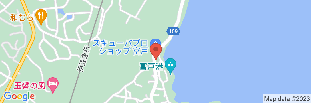 伊豆高原 天然温泉 ISANA_Resortの地図