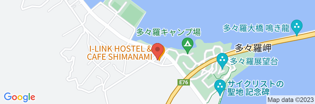 I-LINK HOSTEL&CAFE SHIMANAMIの地図