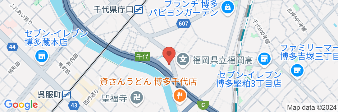 COCO Fukuoka Chiyoの地図