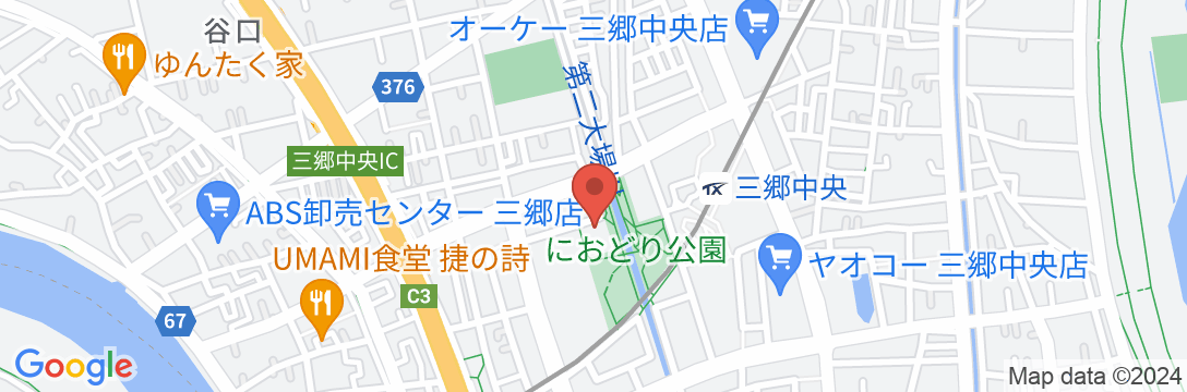 東横INN三郷中央駅前の地図