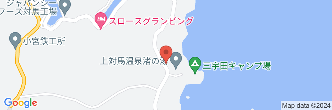 東横INN対馬比田勝<対馬>の地図