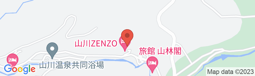 山川ZENZOの地図