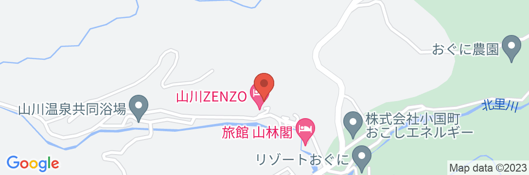 山川ZENZOの地図