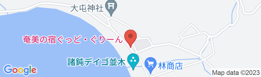 奄美の宿ぐっど・ぐりーん<加計呂麻島>の地図