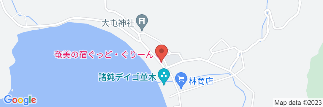 奄美の宿ぐっど・ぐりーん<加計呂麻島>の地図