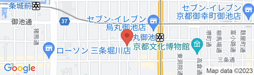 ホテル四季彩京都の地図