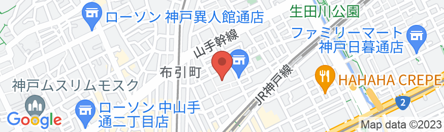 ゲストハウス神戸三宮の地図