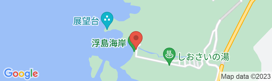 堂ヶ島ランドホピアの地図