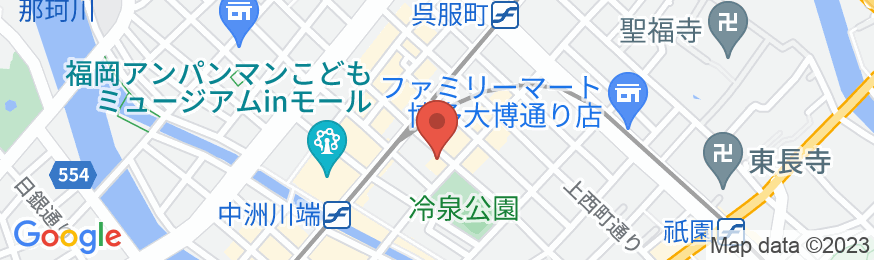 ホテルビスタ福岡【中洲川端】の地図