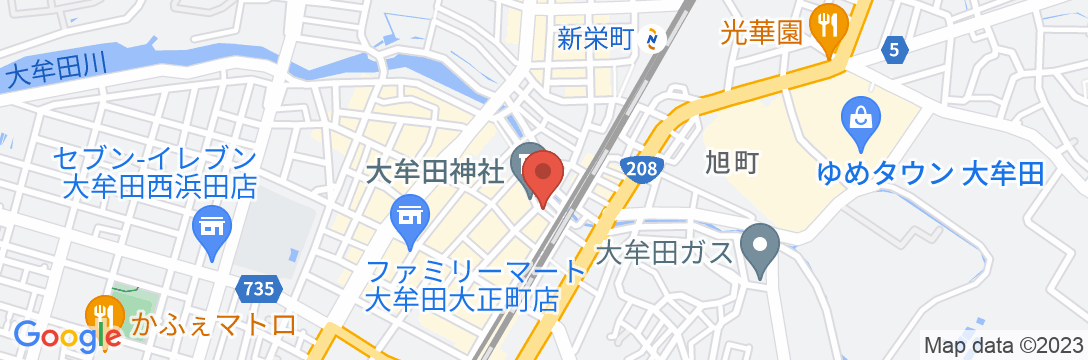 炭都 大牟田ホステルの地図