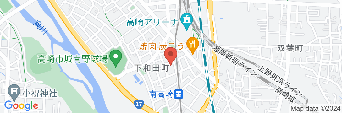 Rakuten STAY HOUSE x WILL STYLE 高崎の地図