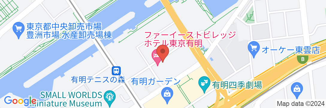 ファーイーストビレッジホテル東京有明の地図
