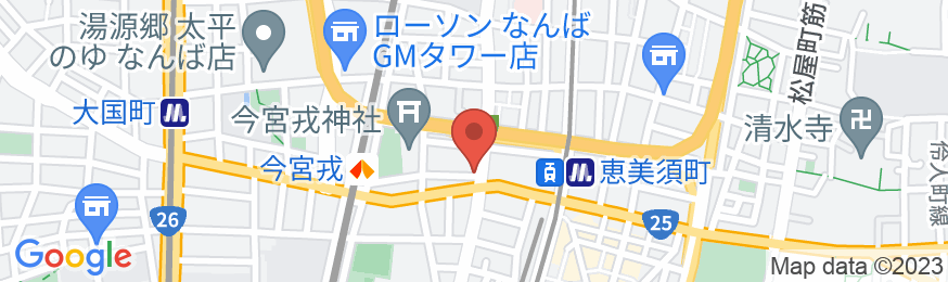 シアテル大阪えびすの地図