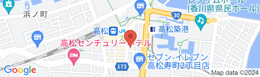 Alphabed 高松ステーションの地図