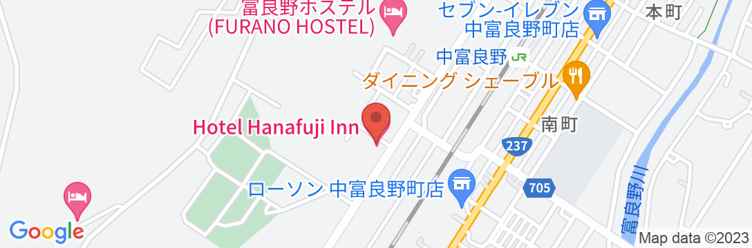 ホテル ハナフジインの地図