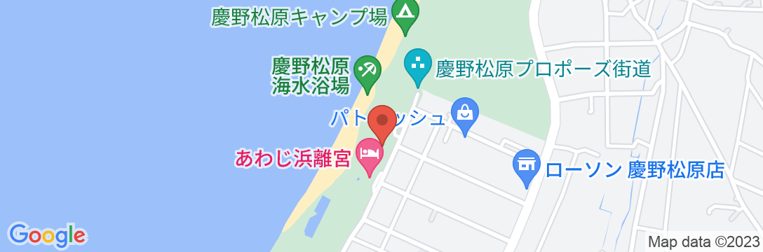 あわじ浜離宮 別荘 鐸海<淡路島>の地図