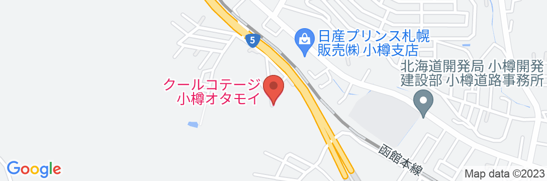 クールコテージ小樽オタモイの地図