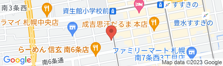 ランドーホテル札幌スイーツの地図