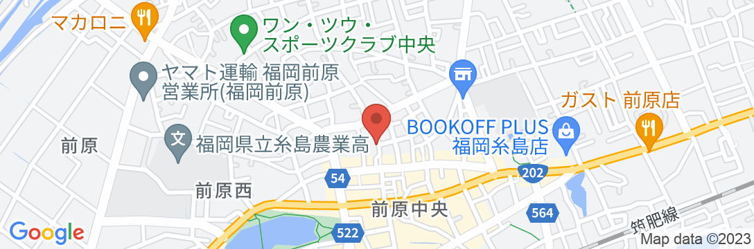 糸島ゲストハウス&バックパッカーズ TOMOの地図
