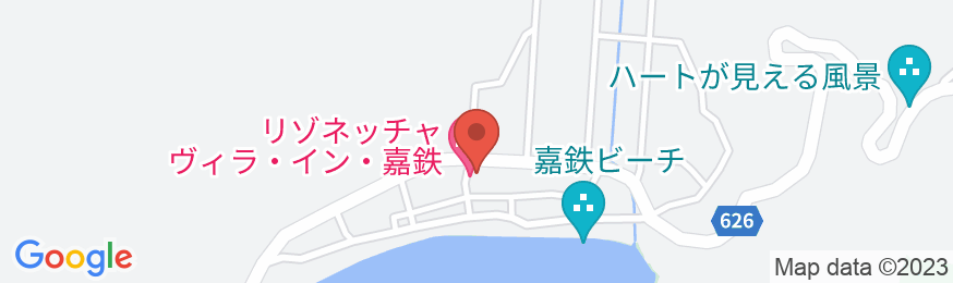 リゾネッチャヴィラ・イン・嘉鉄<奄美大島>の地図