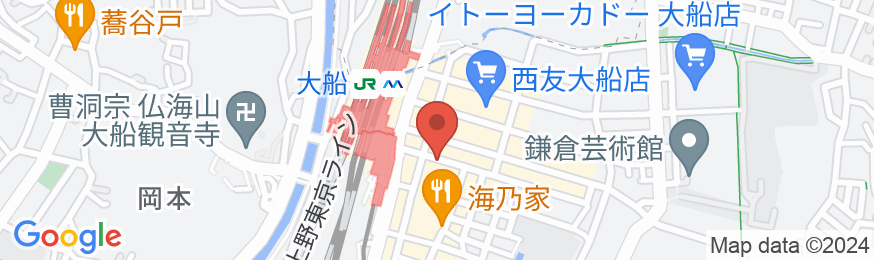 相鉄フレッサイン鎌倉大船駅東口の地図
