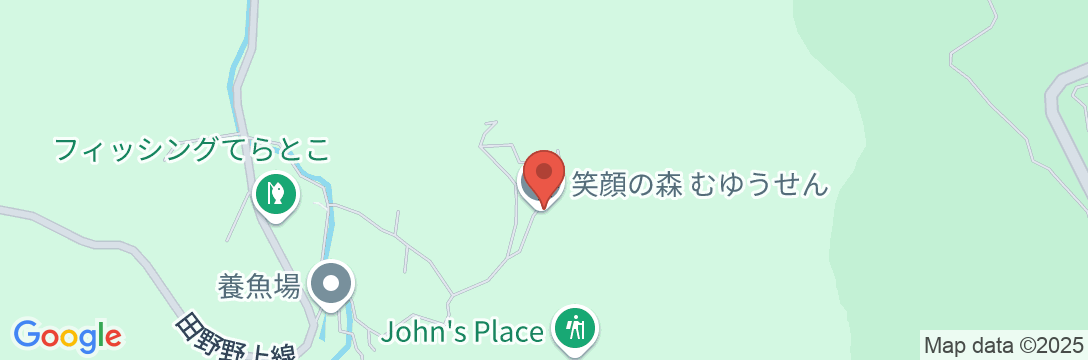 笑顔の森 むゆうせんの地図